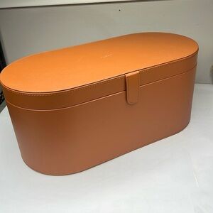 Dyson Airwrap Styler Storage Hard Tan Leather Case
